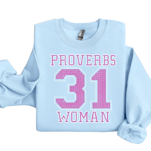 PROVERBS 31 WOMAN RHINESTONE DESIGNS